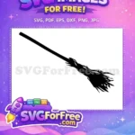 Free Broomstick Silhouette Free Harry Potter Movie Free SVG - Instant Download