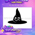 Free Silhouette Smiling Free Sorting Hat Harry Potter Free SVG - Instant Download
