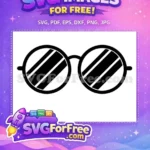 Free Round Frame Free Striped Lens Harry Potter Free SVG - Instant Download