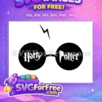 Free Glasses Lightning Free Scar Harry Potter Free SVG - Instant Download