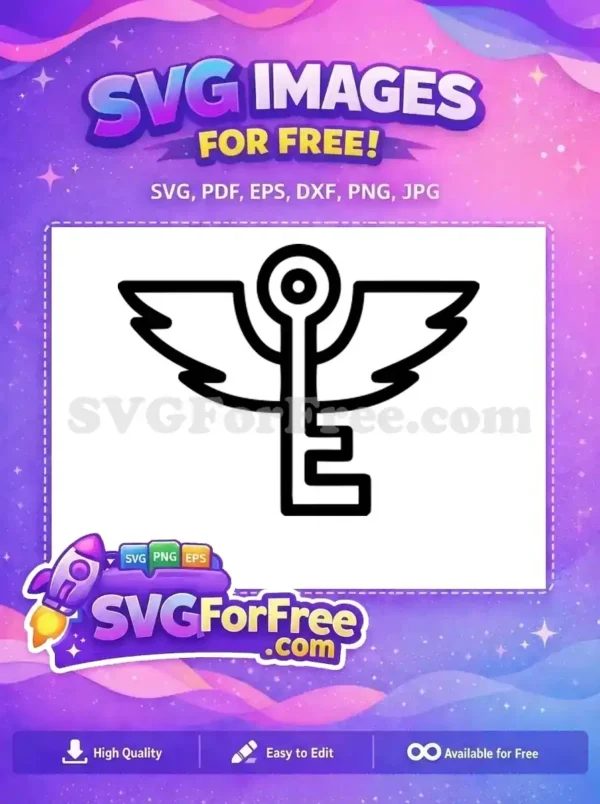 Free Winged Key Free Golden Snitch Harry Potter Free SVG