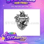 Free Ravenclaw Crest Free Eagle Emblem Harry Potter Free SVG 2 - Instant Download