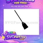 Free Broomstick Silhouette Free Black Harry Potter Free SVG - Instant Download
