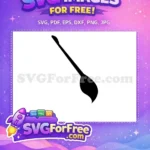 Free Nimbus Broomstick Silhouette Free Quidditch Harry Potter Free SVG - Instant Download
