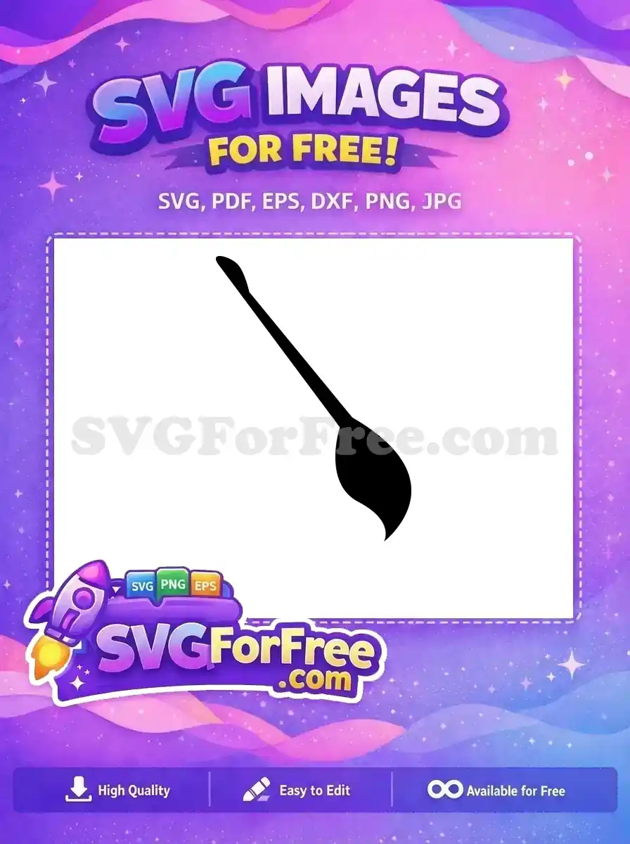 Free Nimbus Broomstick Silhouette Free Quidditch Harry Potter Free SVG