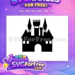 Free Hogwarts Castle Free Black Silhouette Harry Potter Free SVG 1 - Instant Download