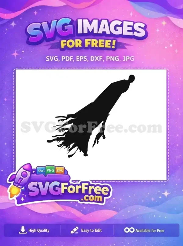 Free Dementor Silhouette Free Dark Wizard Harry Potter Free SVG 1