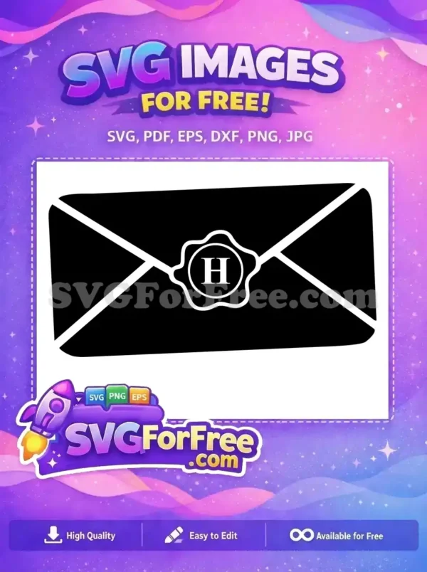 Free Hogwarts Letter Free Wax Seal Harry Potter Free SVG 4