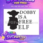 Free Dobby Silhouette Free House Elf Harry Potter Free SVG 1 - Instant Download