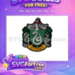 Free Slytherin Snake Crest Free Red Tongue Harry Potter Free SVG - Instant Download