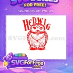 Free Red Hedwig Owl Wink Free Harry Potter Free SVG - Instant Download