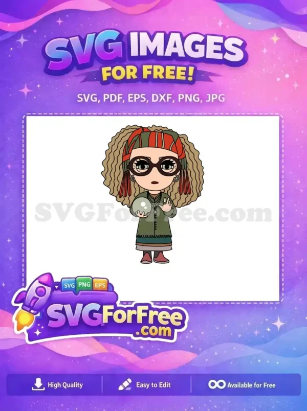 Free Curly Hair Free Crystal Ball Harry Potter Free SVG