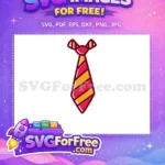 Free Gryffindor Colors Free Striped Necktie Harry Potter Free SVG 2 - Instant Download