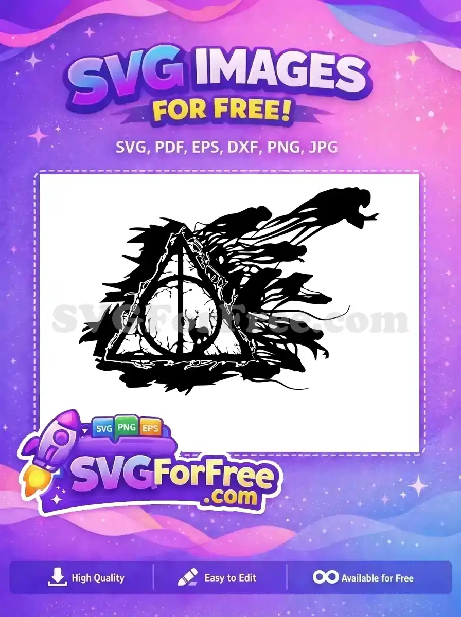 Free Deathly Hallows Free Patronus Scene Harry Potter Free SVG 2