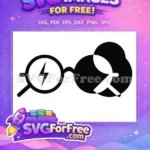 Free Round Glasses Free Lightning Scar Harry Potter Free SVG 15 - Instant Download