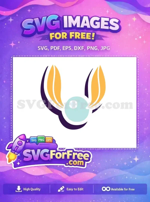 Free Golden Wings Free Light Blue Snitch Harry Potter Free SVG
