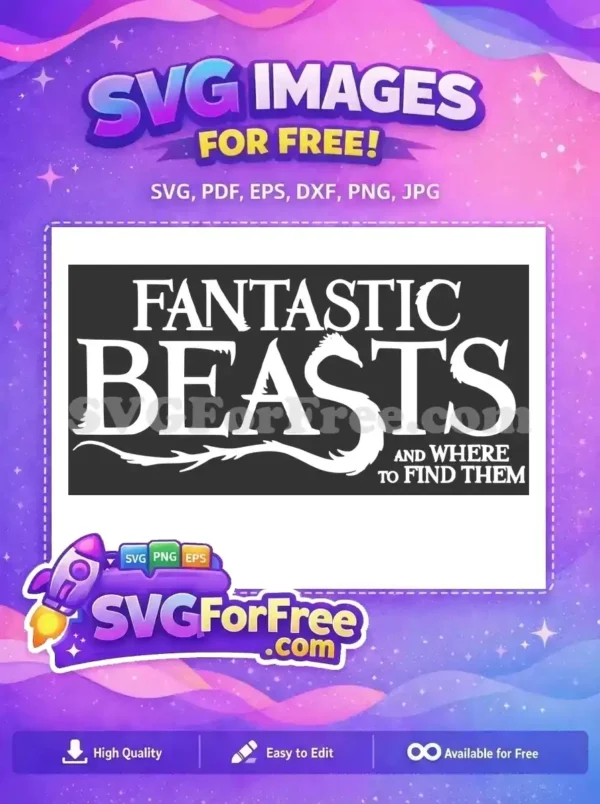 Free Calligraphic Font Free Fantastic Beasts Movie Free SVG