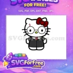 Free Kitty Potter Glasses Free Lightning Scar Harry Potter Free SVG - Instant Download