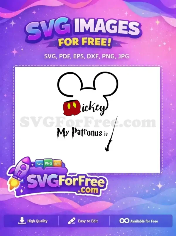 Free Red Shorts Free Yellow Buttons Harry Potter Free SVG 1