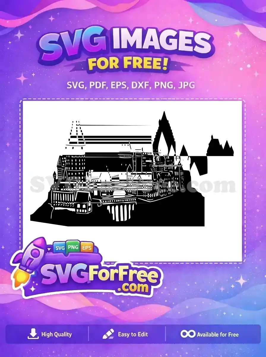 Free Harry Potter Glasses Free Scar Detail Harry Potter Free SVG 17