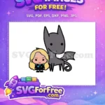 Free Luna Lovegood Free Dragon Harry Potter Free SVG - Instant Download