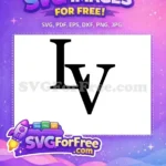 Free Lord Voldemort Free Initial LV Harry Potter Free SVG - Instant Download