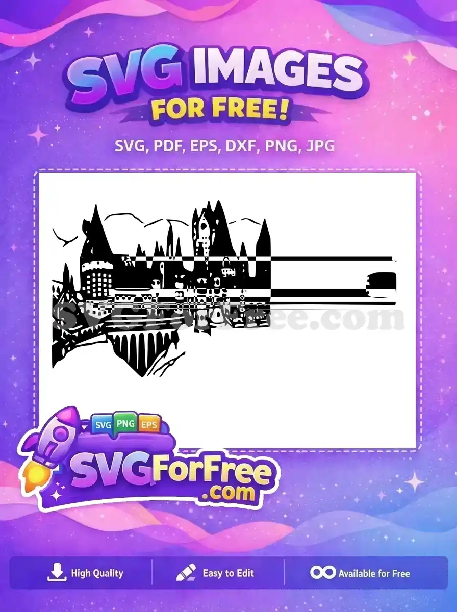 Free Harry Potter Glasses Free Scar Detail Harry Potter Free SVG 18