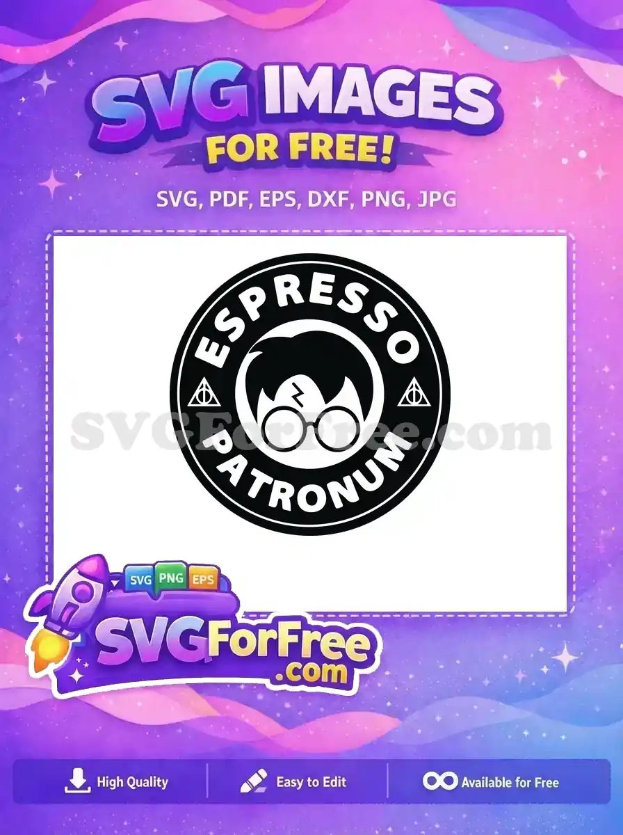 Free Espresso Patronum Free Harry Potter Free SVG