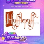 Free Hufflepuff House Crest Free Badger Emblem Harry Potter Free SVG - Instant Download