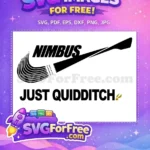 Free Nimbus Broom Free Just Quidditch Harry Potter Free SVG - Instant Download