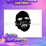 Free Angry Expression Free Voldemort Silhouette Harry Potter Free SVG - Instant Download