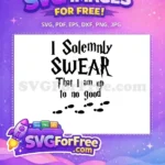 Free Solemnly Swear Free Footprints Marauders Map Harry Potter Free SVG - Instant Download