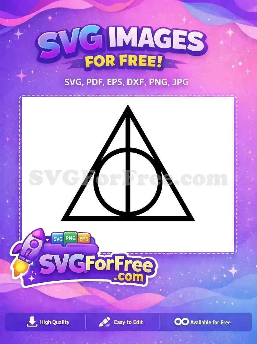 Free Harry Potter Glasses Free Scar Simple Harry Potter Free SVG 6