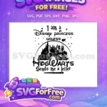 Free Disney Princess Free Hogwarts Castle Harry Potter Free SVG 1 - Instant Download