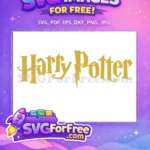 Free Golden Font Free Harry Potter Movie Free SVG - Instant Download