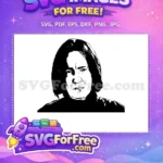 Free Severus Snape Angry Free Glower Harry Potter Free SVG - Instant Download