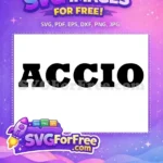 Free Bold Spell Free Lettering Harry Potter Free SVG - Instant Download