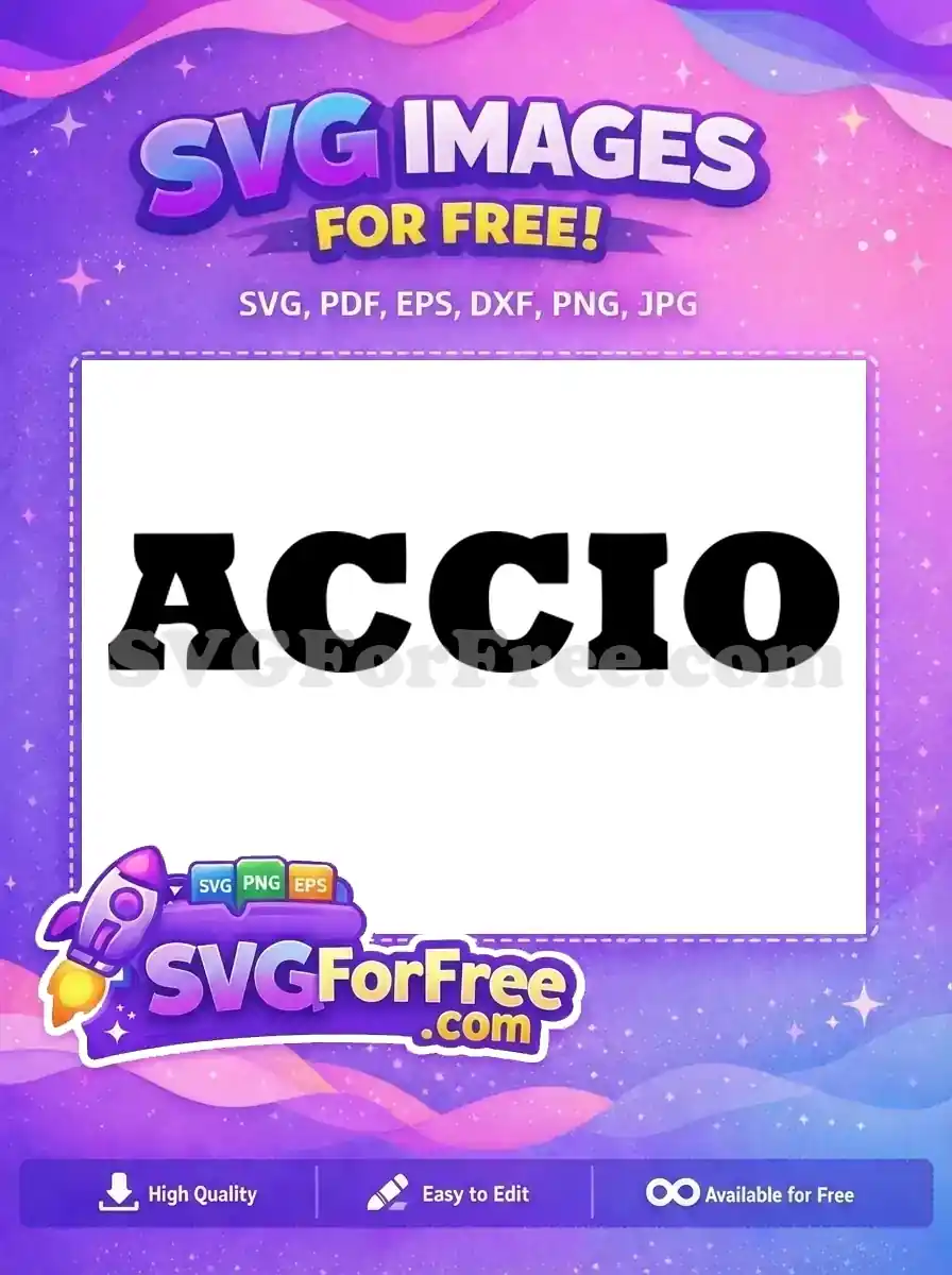 Free Bold Spell Free Lettering Harry Potter Free SVG