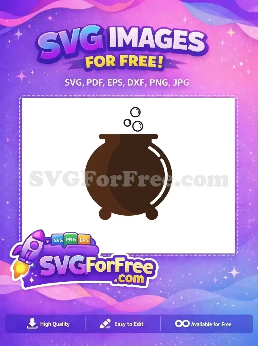 Free Bubbling Cauldron Free Potion Harry Potter Free SVG 2