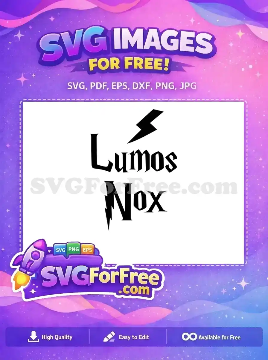 Free Lumos Detail Free Nox Detail Harry Potter Free SVG