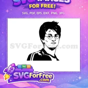 Free Black Haired Free Round Glasses Harry Potter Free SVG 1 Free Black Haired Free Round Glasses Harry Potter Free SVG 1