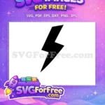 Free Black Lightning Free Scar Harry Potter Free SVG 2 - Instant Download