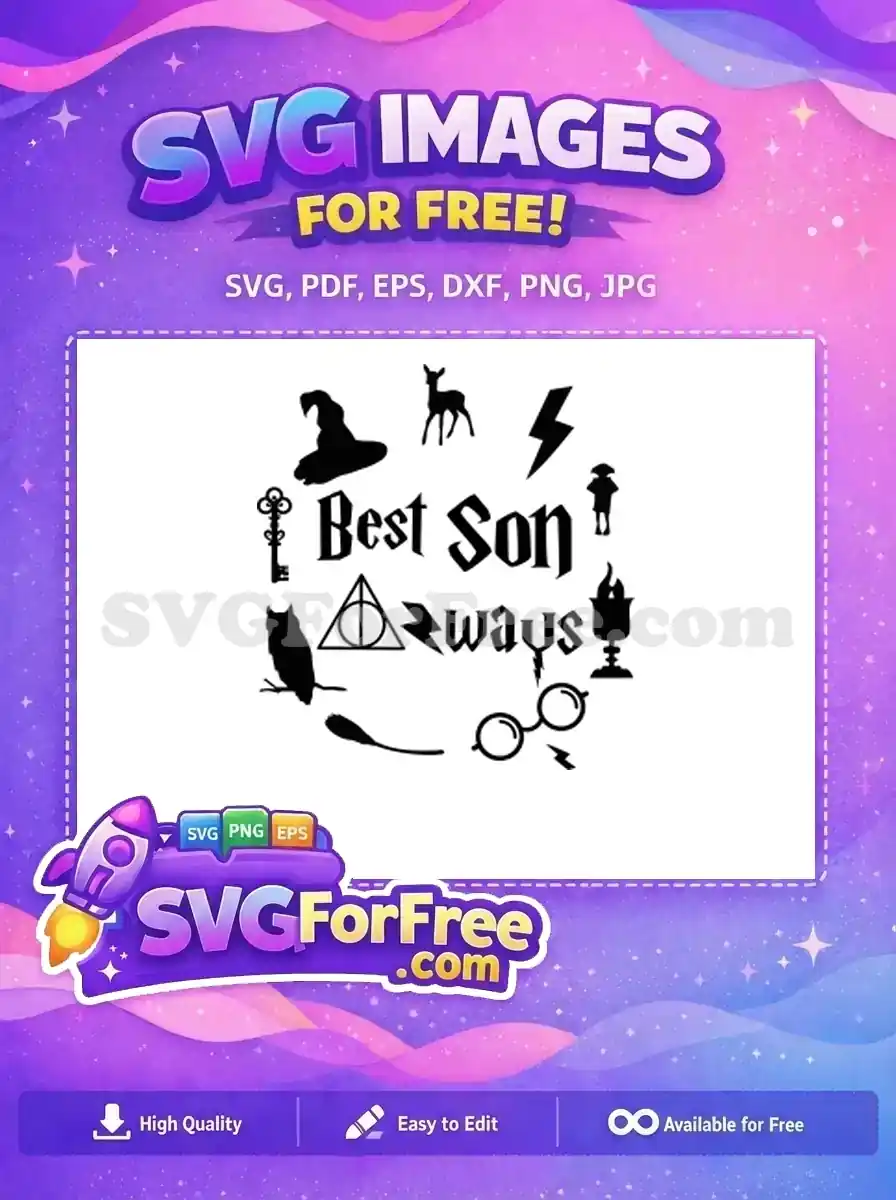 Free Glasses Scar Free Always Best Son Harry Potter Free SVG