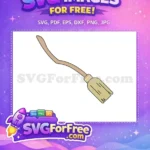 Free Nimbus 2000 Style Free Broomstick Harry Potter Free SVG - Instant Download