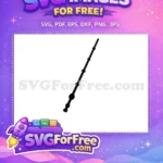 Free Wooden Wand Free Magic Accessory Harry Potter Free SVG - Instant Download