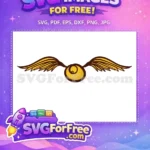 Free Golden Snitch Wings Free Harry Potter Movie Free SVG 8 - Instant Download
