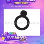 Free Engagement Ring Free Simple Band Harry Potter Free SVG - Instant Download