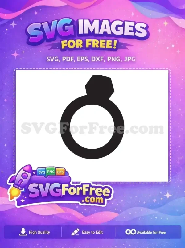 Free Engagement Ring Free Simple Band Harry Potter Free SVG