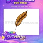 Free Golden Quill Free Feather Harry Potter Free SVG 1 - Instant Download