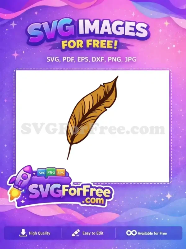 Free Golden Quill Free Feather Harry Potter Free SVG 1 Free Golden Quill Free Feather Harry Potter Free SVG 1